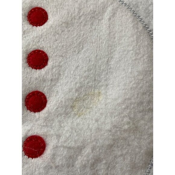 4 Unbranded Felt Placemats Snowman Winter Christmas Blue Green White - Picture 6 of 6